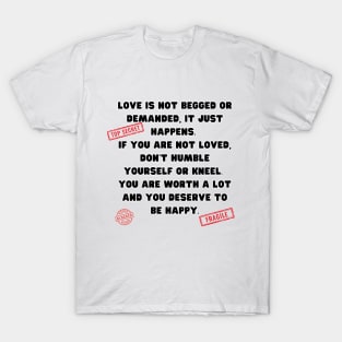 Discover Freedom in Goodbye and Embrace Self-Love! 🚀 empower yourself and transform your life T-Shirt